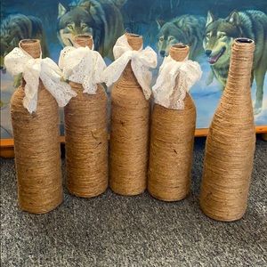 Decorated Wine Bottles